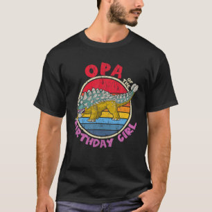 T-shirt Hommes Fille Anniversaire I Opa I Ankylosaurus I F