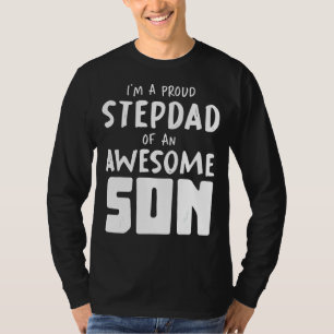 T-shirt Hommes Fils Bonus Papa Fier Fer Père Stepfather Pa