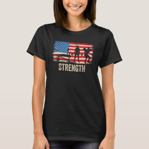 T-shirt Hommes Force Américaine Powerlifting Sport Powerli