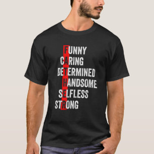 T-shirt Hommes Forts Belle Papa Bod Mari Correspondant Fil