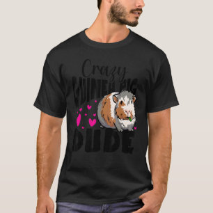 T-shirt Hommes fou Guinée Pig Dude Graphic Amoureux des an