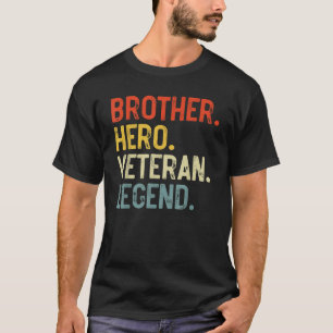 T-shirt Hommes Frère Héros Vétérinaire Légende Père Fête B