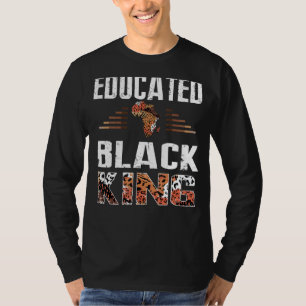 T-shirt Hommes Funny instruit Roi Noir Noir Pride Histoire