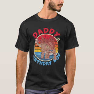 T-shirt Hommes Garçon Anniversaire I Papa I Stegosaurus I 