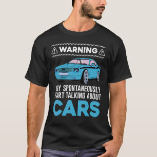 T-shirt Hommes Garçons Ados Voitures Ingénieur Mécanique