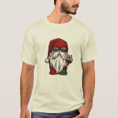 T-shirt Hommes Gnome Père Noël Manches courtes (Devant)