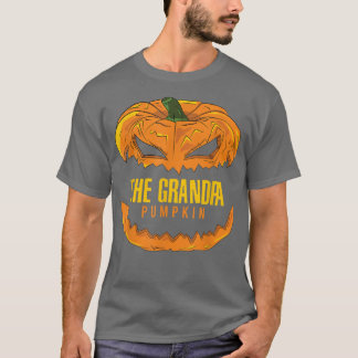 T-shirt Hommes Grand-Père Citrouille jumelé Groupe famille