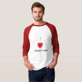 T-shirt hommes grincheux (Devant entier)