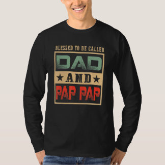 T-shirt Hommes Heureux D'Être Appelé Pap Pap Vintage Pap P