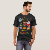 T-shirt Hommes Heureux Hallothanksmas Funny Hallowee (Devant entier)