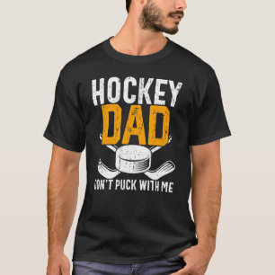 T-shirt Hommes Hockey Papa ne pique pas avec moi Hockey su