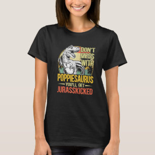T-shirt Hommes Hommes Détachés Poppiesaurus Dinosaur Rex F