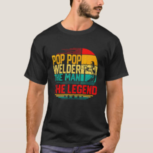 T-shirt Hommes Hommes Vintage Pop Pop Souder L'Homme La Lé