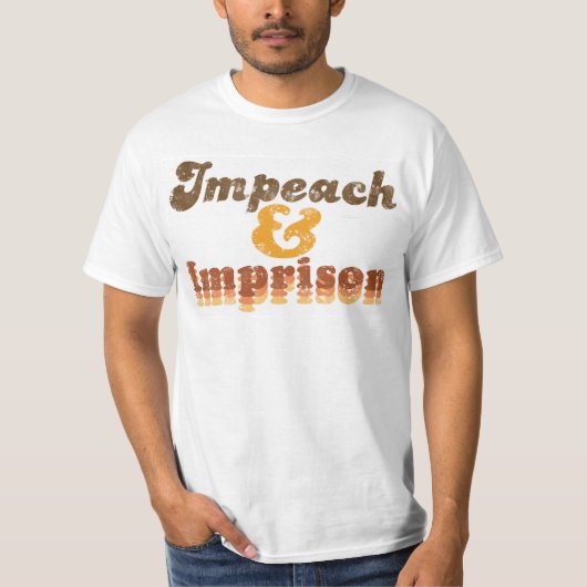T-Shirt Hommes Impeach & Imprison (Devant)