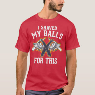 T-shirt Hommes j'ai rasé mes boules pour ce groupe de céli