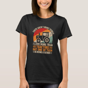 T-shirt Hommes J'aime les tracteurs et être un père fermie