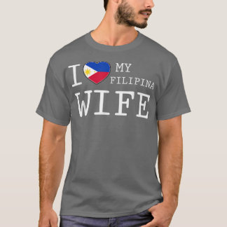 T-shirt Hommes J'aime ma femme philippine T