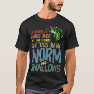 T-shirt Hommes J'Aime Quand Elle Se Bat Sur Pêche Hommes F