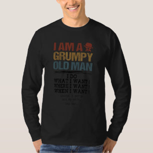 T-shirt Hommes je fais ce que je veux quand je veux où je