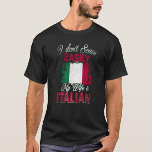 T-shirt Hommes Je N'Ai Pas Peur Facilement Ma Femme Est It
