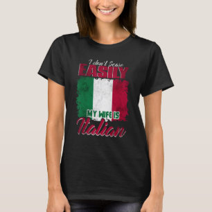 T-shirt Hommes Je N'Ai Pas Peur Facilement Ma Femme Est It