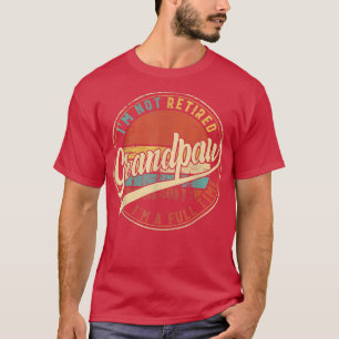 T-shirt Hommes Je ne suis pas à la retraite Je suis à plei
