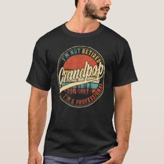 T-shirt Hommes Je ne suis pas à la retraite Je suis un gra
