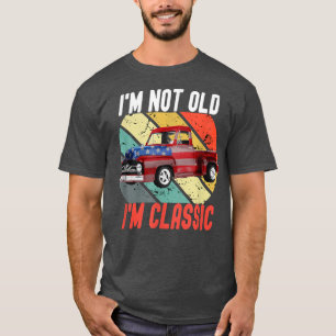 T-shirt Hommes Je ne suis pas vieux Je suis classique drôl