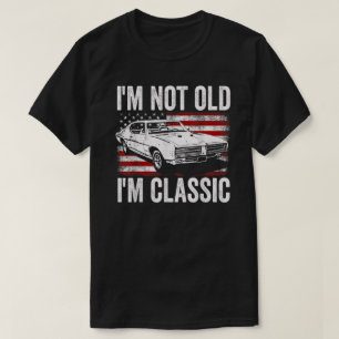 T-shirt Hommes Je ne suis pas vieux Je suis classique Je n