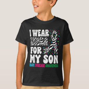 T-shirt Hommes Je Porte Du Zèbre Pour Mon Fils Des Défense