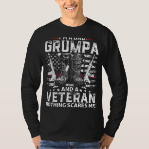 T-shirt Hommes Je suis papa Grumpa Vétérinaire Fête des pè