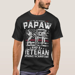 T-shirt Hommes Je suis Papa Papaw Chemise Vétérinaire Fête