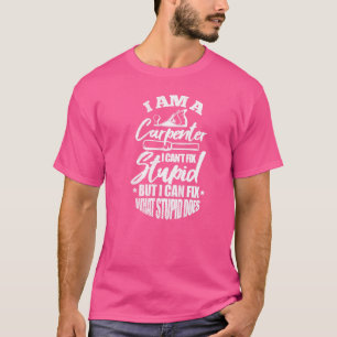 T-shirt Hommes Je suis un charpentier que je ne peux pas r