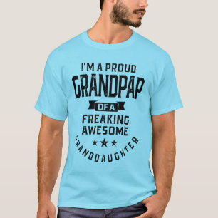 T-shirt Hommes Je suis un grand-père fier d'une petite-fil