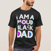 T-shirt Hommes Junet19e Roi Fier Père Noir Hommes Pères G (Devant)