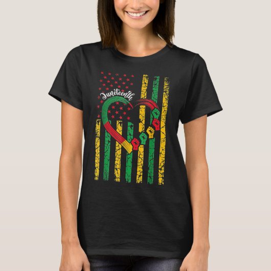 T-shirt Hommes Juneteenth Femmes Juneteenth Afro-Américain (Devant)