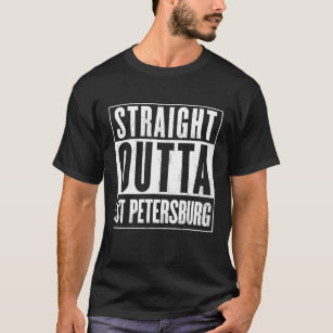 T-shirt Hommes Juste En Dehors De St Petersburg Vinta Dist