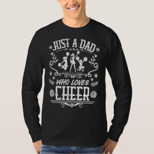 T-shirt Hommes Juste Un Père Qui Aime Cheer Pom-pom girl F