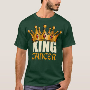 T-shirt Hommes King Cancer Zodiac Anniversaire Horoscope A