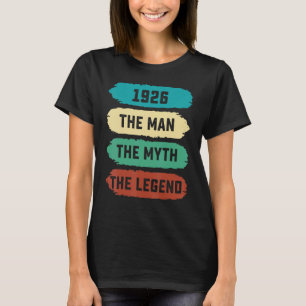 T-shirt Hommes La légende du mythe humain 1926 96e anniver