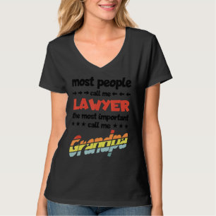 T-shirt Hommes La Plupart Des Gens M'Appelent Avocat Le Pl