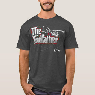 T-shirt Hommes Le Parrain Drôle Dons De Pêche