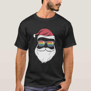 T-shirt Hommes LGBT Père Noël Pride Cadeau Gay