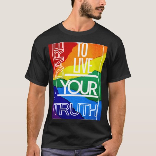 T-shirt Hommes LGBTQ gay pride (Devant)