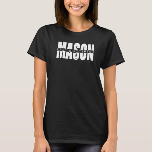 T-shirt Hommes Libres Et Acceptés Mason (Devant)