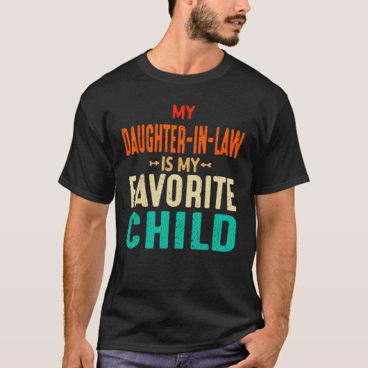 T-shirt Hommes Ma Fille En Droit Est Mes Pères Préférés Da (Devant)