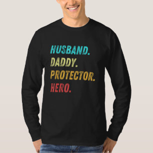 T-shirt Hommes Mari Daddy Protector Hero Vétérinaire Pères