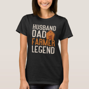 T-shirt Hommes mari papa Farmer Légende Papa Farmer Papa F