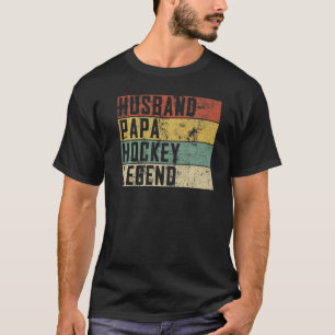 T-shirt Hommes Mari Papa Hockey Légende Hockey Sport