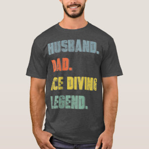 T-shirt Hommes Mari Papa Ice Plongée Légende Père Vintage